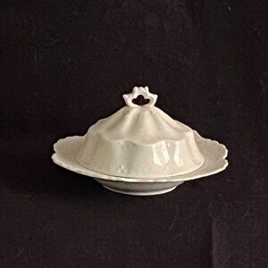 Vintage J & G Meakin Sterling Colonial English Decorative Bowl W/Lid